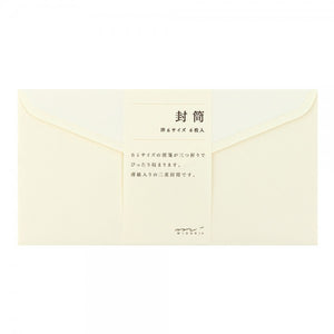 MD Envelope Cream (102 x 196mm) - Smidapaper Ikigai Shop