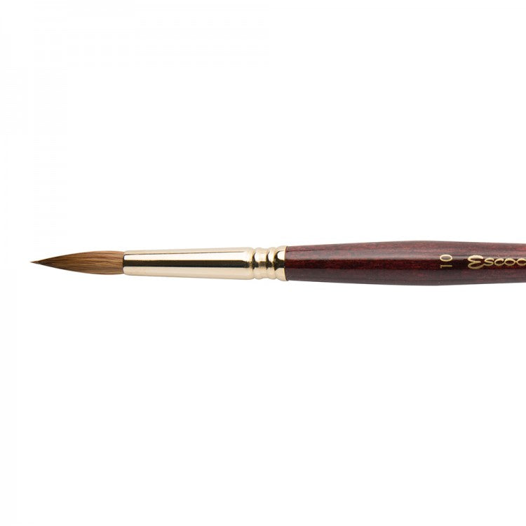 Escoda Reserva Kolinsky Short Round Sable Brush (Size 5/0 - 10) - Smidapaper Ikigai Shop