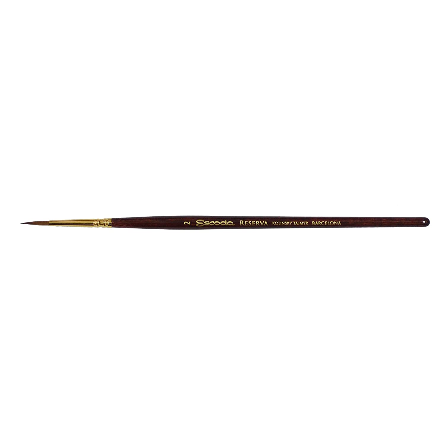 Escoda Reserva Kolinsky Short Round Sable Brush (Size 5/0 - 10) - Smidapaper Ikigai Shop