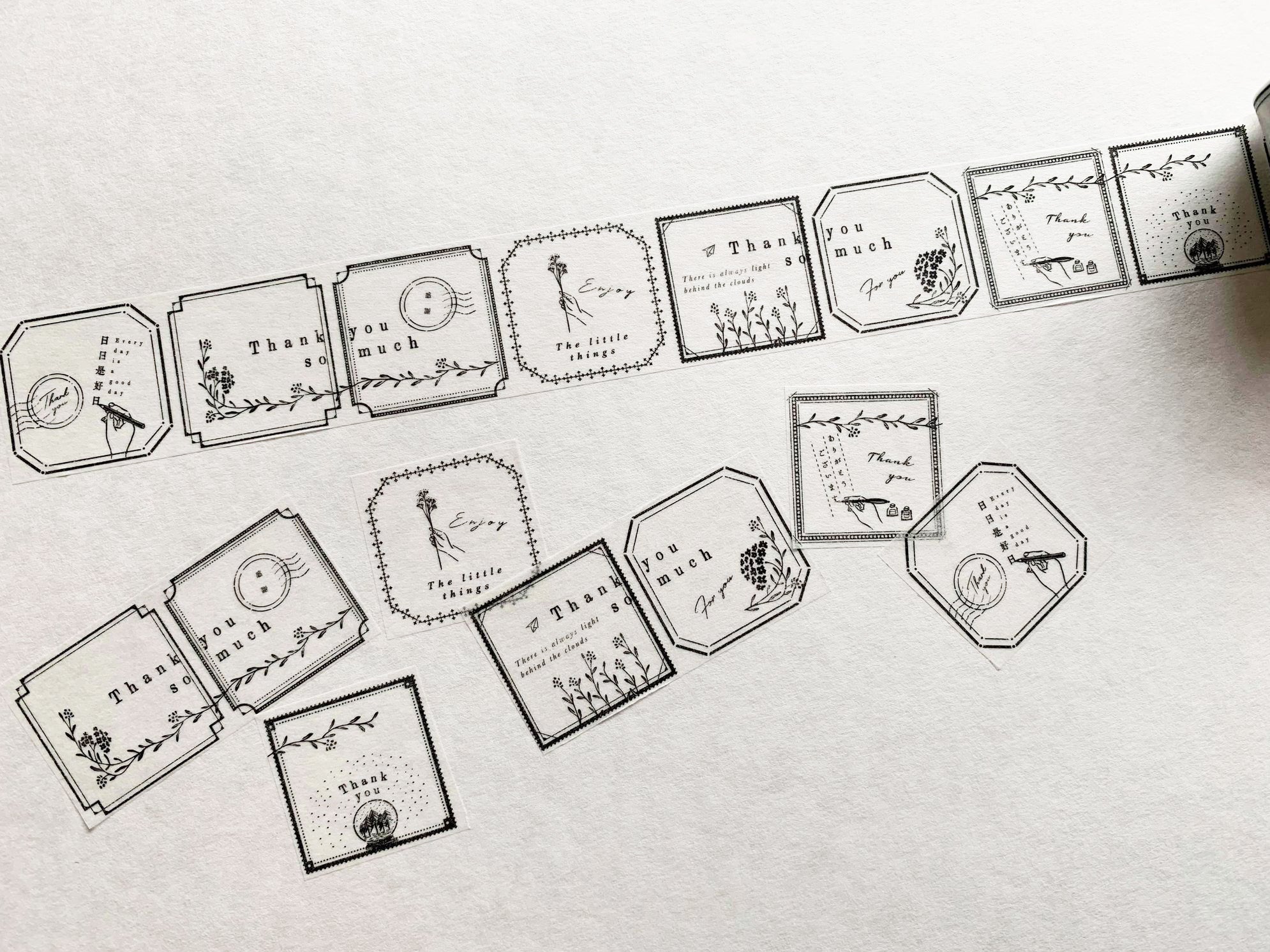 Oeda Letterpress Masking Tape-8 Frame - Smidapaper Ikigai Shop