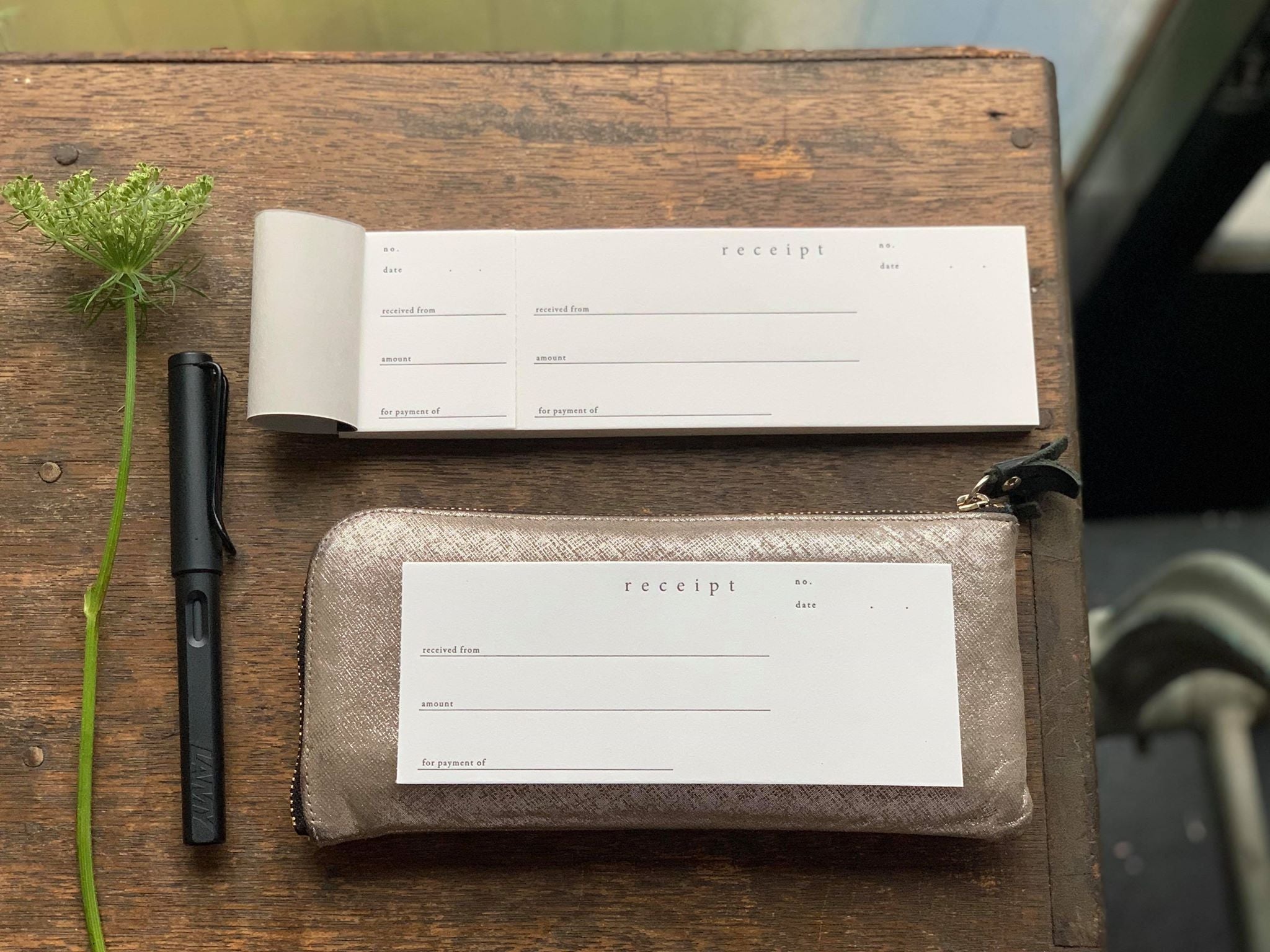 Oeda Letterpress Money Receipt - Smidapaper Ikigai Shop