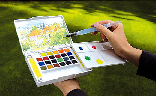 Sakura Koi Watercolor Field Sketch Box Set - 18 Color Palette - Smidapaper Ikigai Shop
