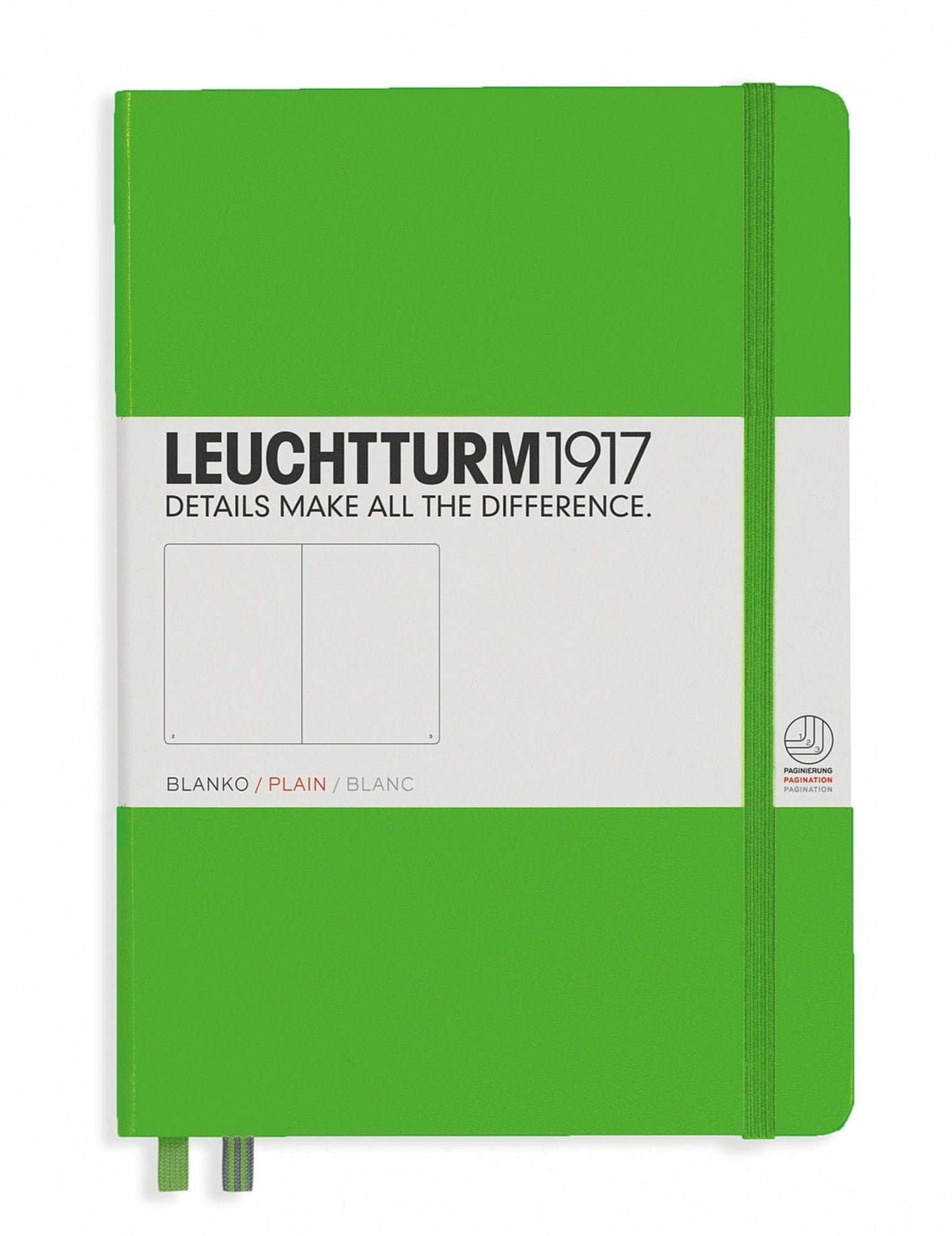 Leuchtturm1917 - A5 Medium Blank Notebook (multiple colours available) - Smidapaper Ikigai Shop