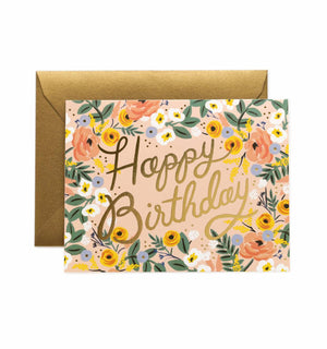 RIFLE PAPER Co. - Rosé Birthday Card - Smidapaper Ikigai Shop