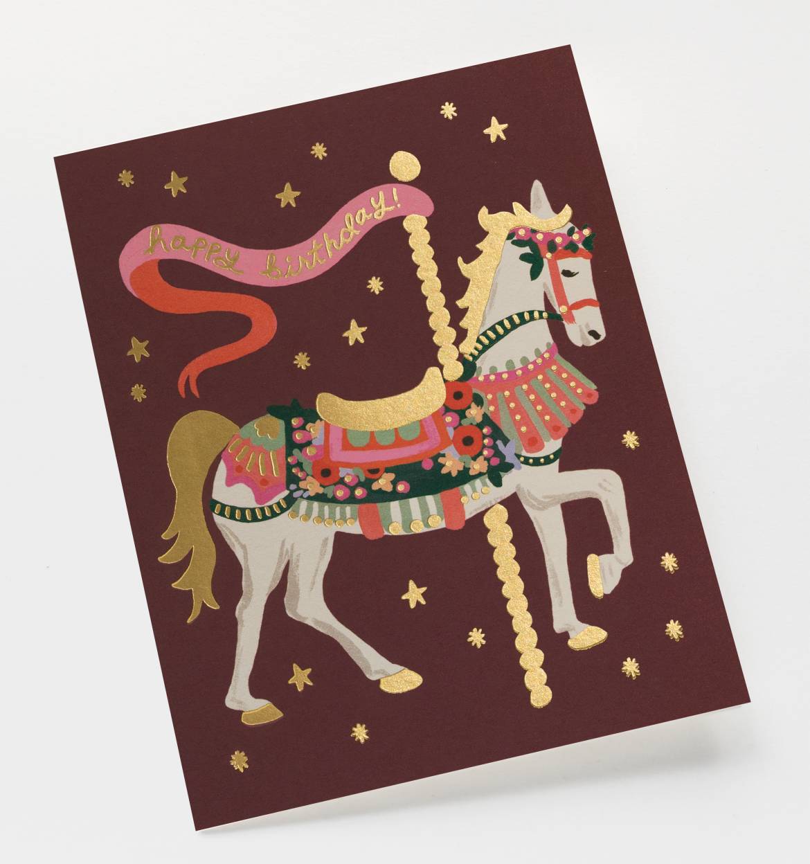 RIFLE PAPER Co. - Carousel Horse Birthday Greeting Card - Smidapaper Ikigai Shop