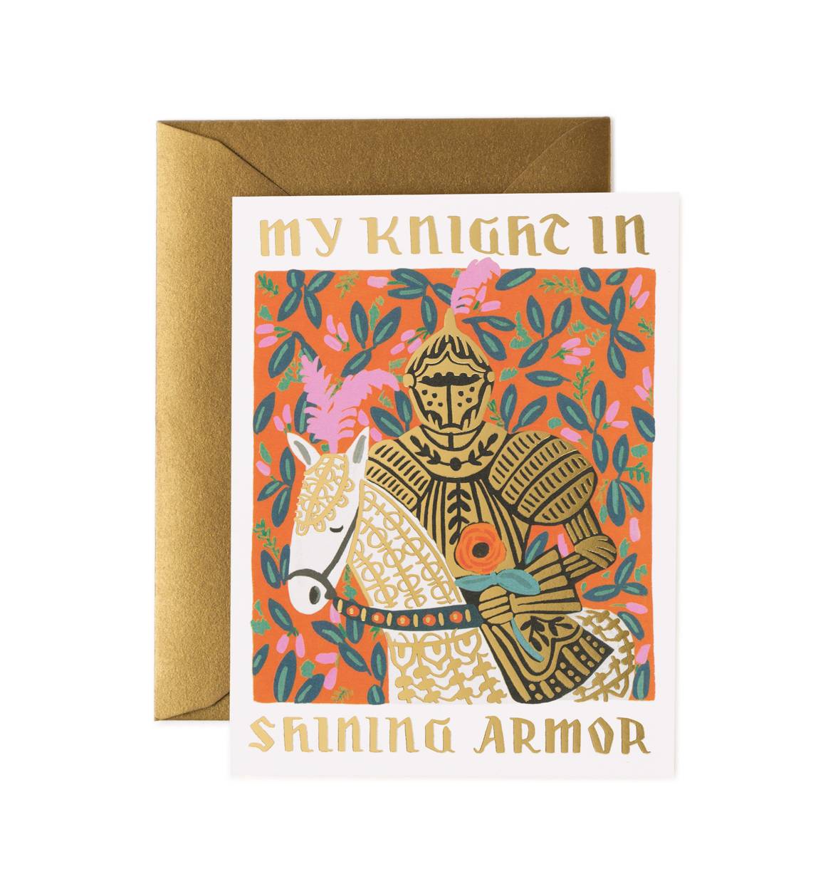 RIFLE PAPER Co. - Knight in Shining Armor Greeting Card - Smidapaper Ikigai Shop