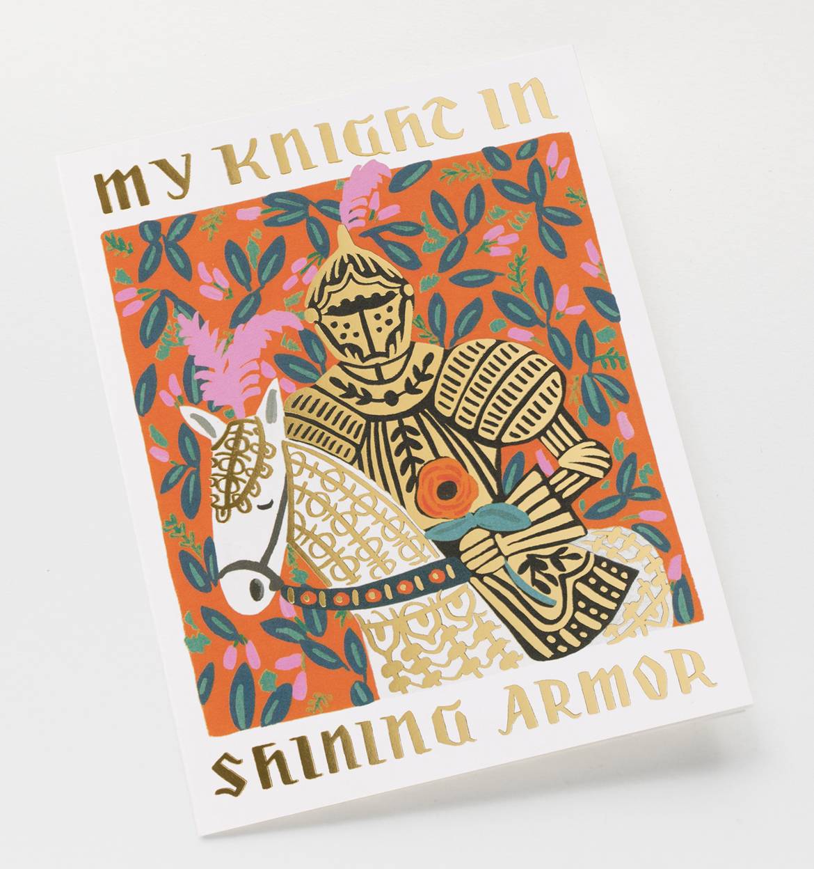 RIFLE PAPER Co. - Knight in Shining Armor Greeting Card - Smidapaper Ikigai Shop