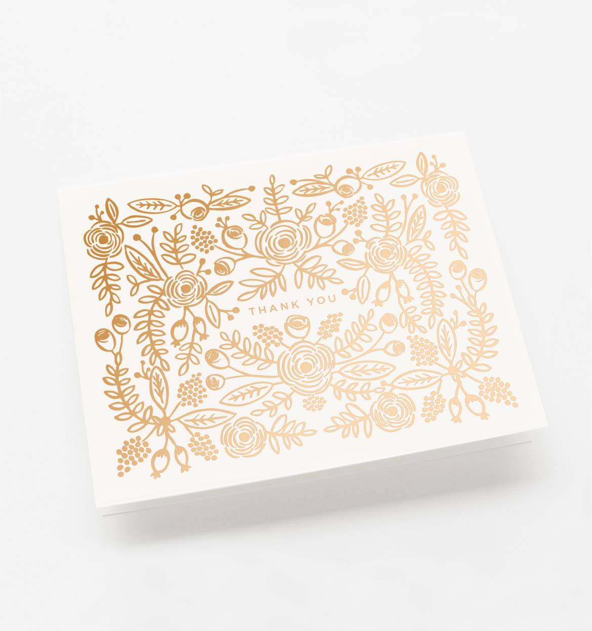 RIFLE PAPER Co. - Rose Gold Thank You Greeting Card - Smidapaper Ikigai Shop