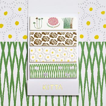 KITTA Washi Tape Limited Edition - KITL003 Flower - Smidapaper Ikigai Shop