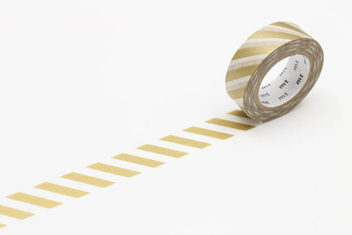MT Washi Tape - Stripe Gold MT01D377 - Smidapaper Ikigai Shop