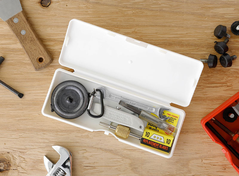 Storage Container (Pen Case)- Clear - Smidapaper Ikigai Shop