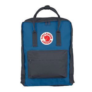 Fjallraven Kanken Classic Backpack 031/525- Graphite-UN Blue - Smidapaper Ikigai Shop