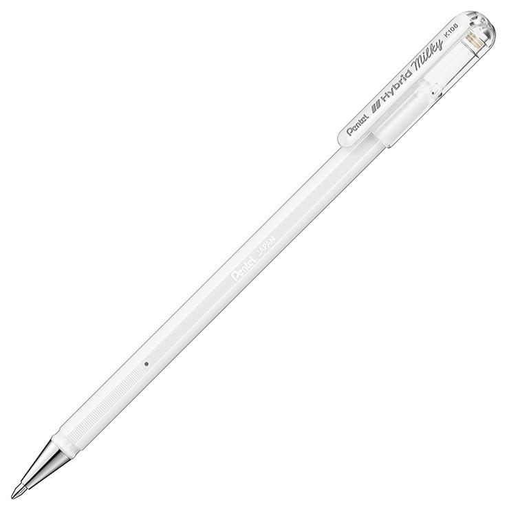 Pentel Hybrid Milky Pastel Gel 0.8mm Gel Pen (7 colours, sold separately) - Smidapaper Ikigai Shop