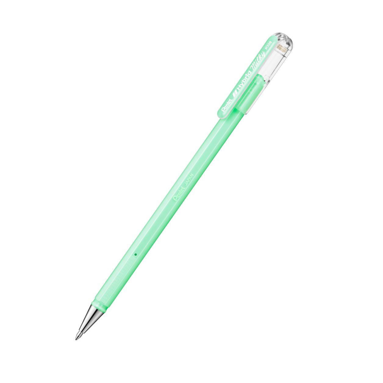 Pentel Hybrid Milky Pastel Gel 0.8mm Gel Pen (7 colours, sold separately) - Smidapaper Ikigai Shop