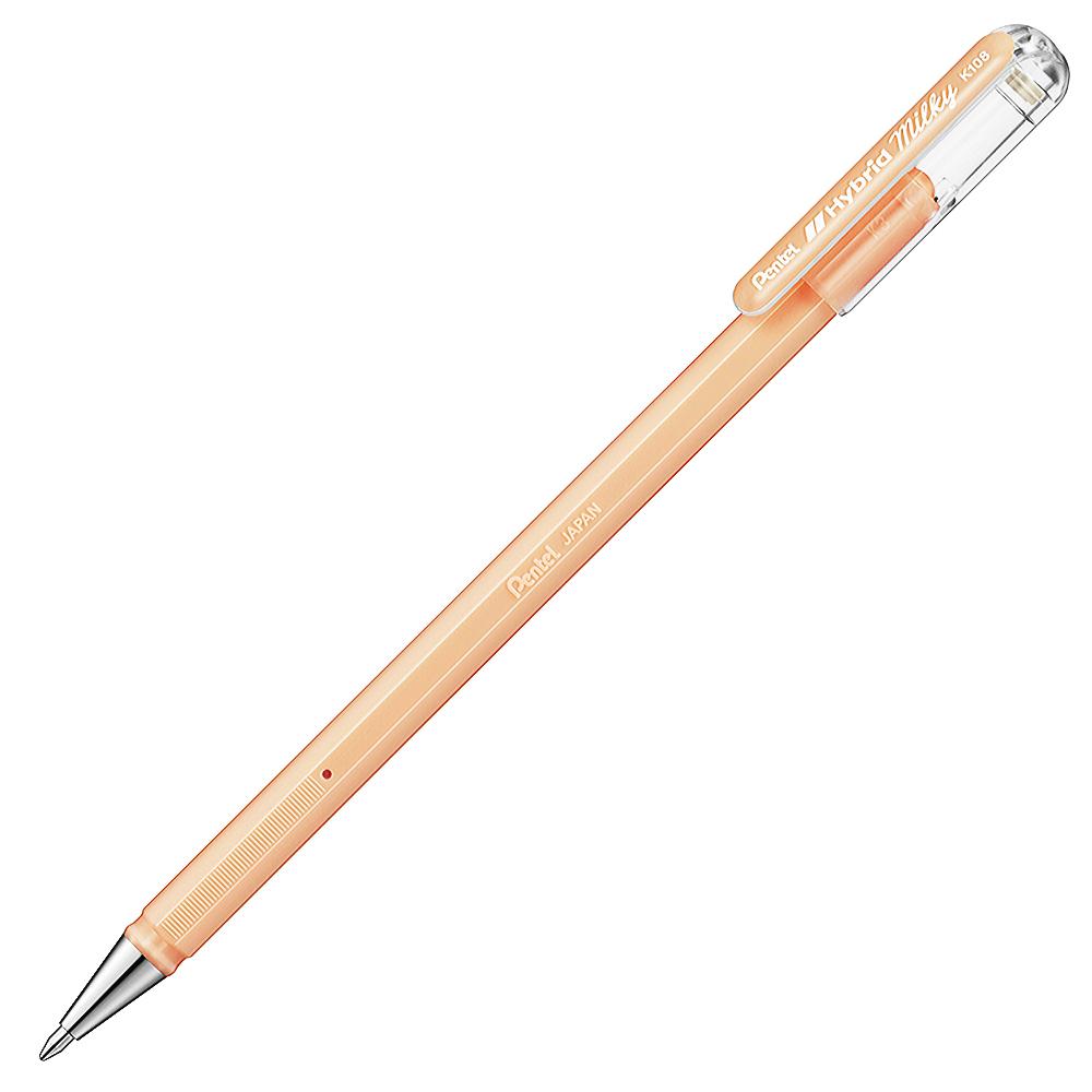 Pentel Hybrid Milky Pastel Gel 0.8mm Gel Pen (7 colours, sold separately) - Smidapaper Ikigai Shop
