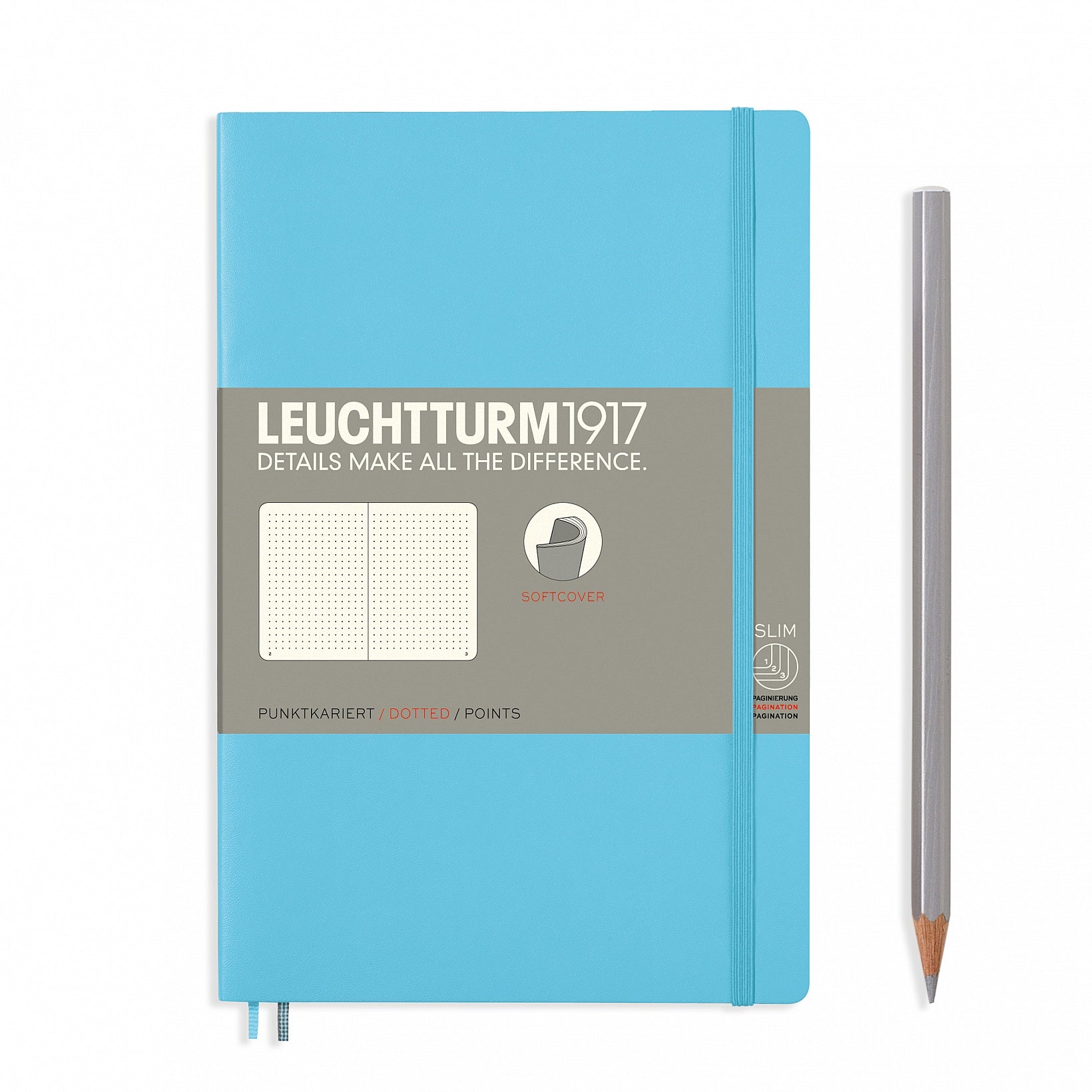 Leuchtturm1917 - B6+ Paperback Softcover Dotted Notebook (multiple colours available) - Smidapaper Ikigai Shop