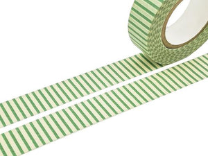 Classiky Celadon Stripe (15mm x 15m) - Smidapaper Ikigai Shop