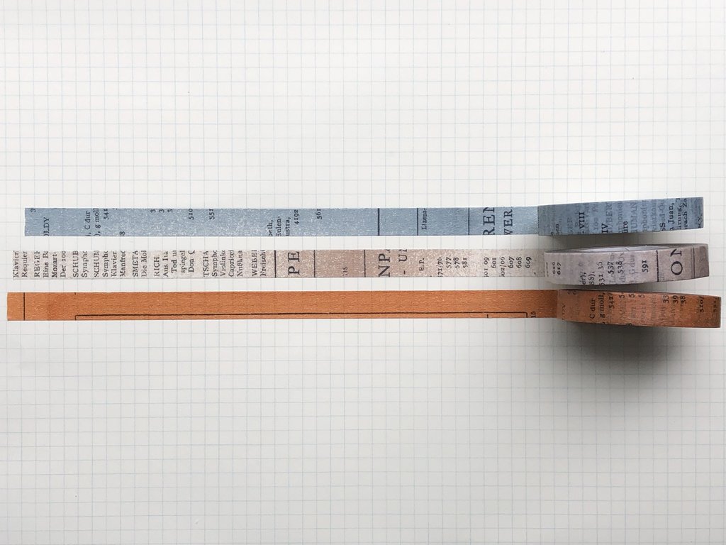 Classiky Washi Tape : Old Book Brown (10mm x 15m) - Smidapaper Ikigai Shop