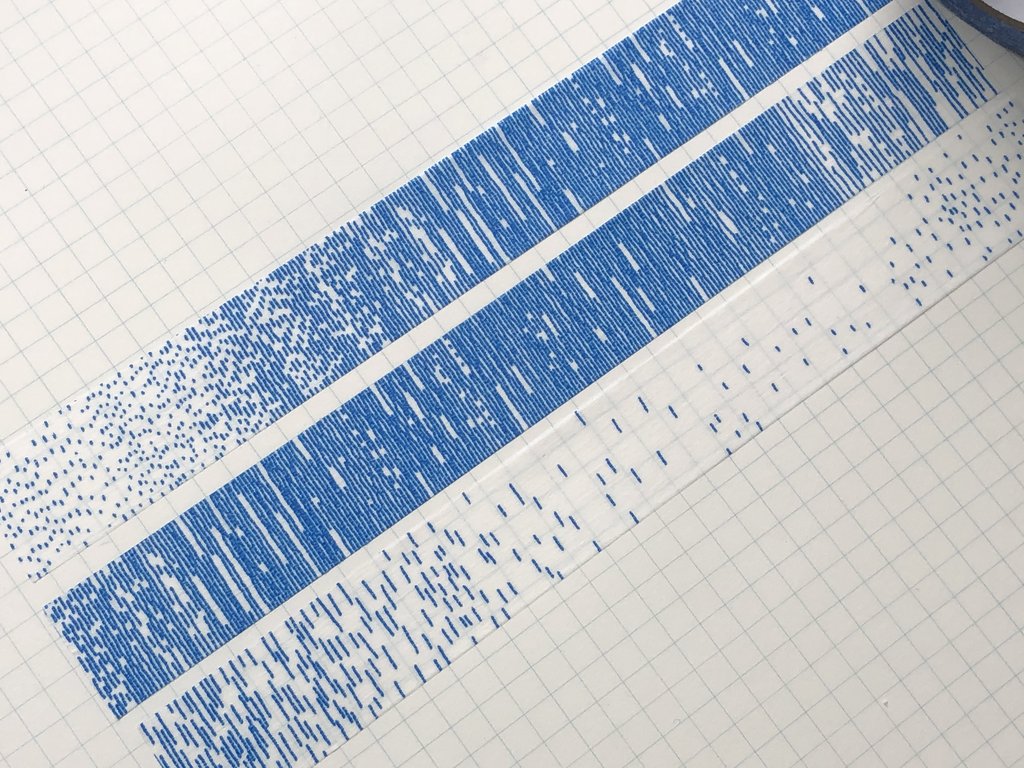 Classiky Rain Washi Tape (20mm x 10m) - Smidapaper Ikigai Shop