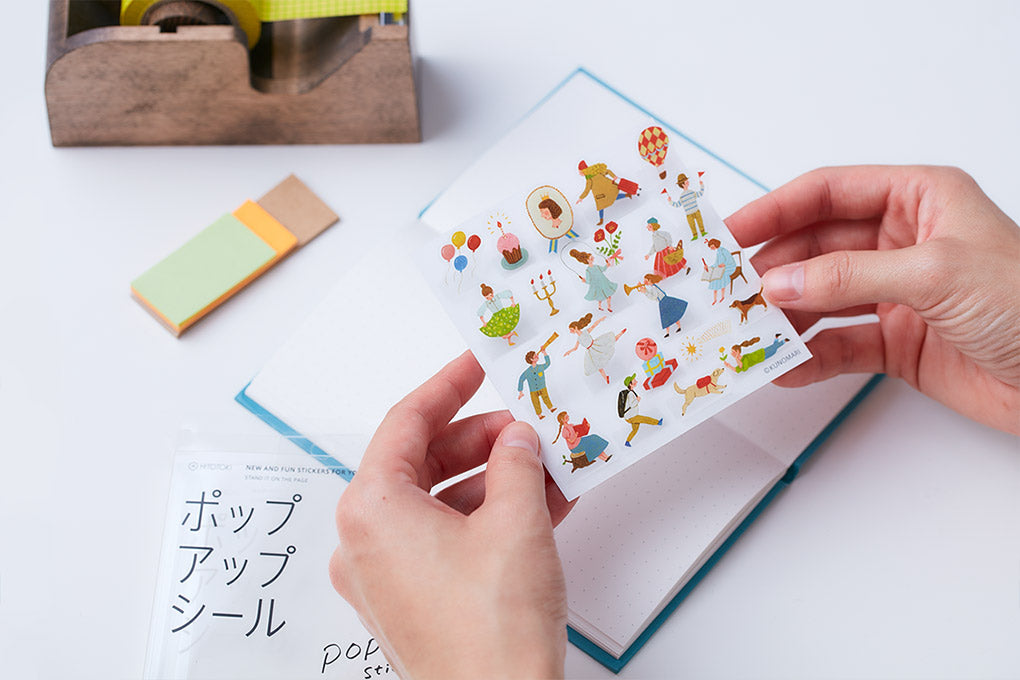 King Jim Pop-Up Stickers: POP004 Gourmet - Smidapaper Ikigai Shop
