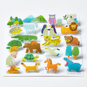 King Jim Pop-Up Stickers: POP003 Animal - Smidapaper Ikigai Shop