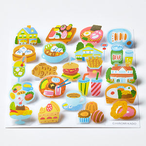 King Jim Pop-Up Stickers: POP004 Gourmet - Smidapaper Ikigai Shop