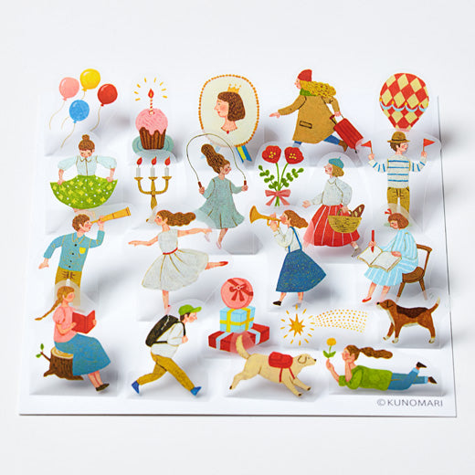 King Jim Pop-Up Stickers: POP006 Holiday - Smidapaper Ikigai Shop