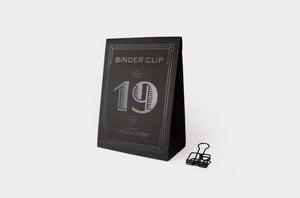 Tools to Liveby 19mm Binder Clip-Black (set of 10) - Smidapaper Ikigai Shop