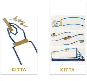 KITTA Washi Tape (Wide)-KITW002 Frame - Smidapaper Ikigai Shop