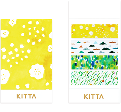 KITTA Clear Seal Washi Tape -KITT003 Yamanami - Smidapaper Ikigai Shop