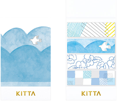 KITTA x moogy Seal Washi Tape- KITX003 Soyokaze - Smidapaper Ikigai Shop