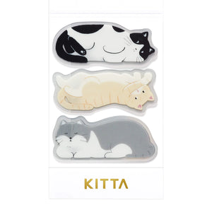 KITTA Clear Seal Washi Tape -KITT016 Cat