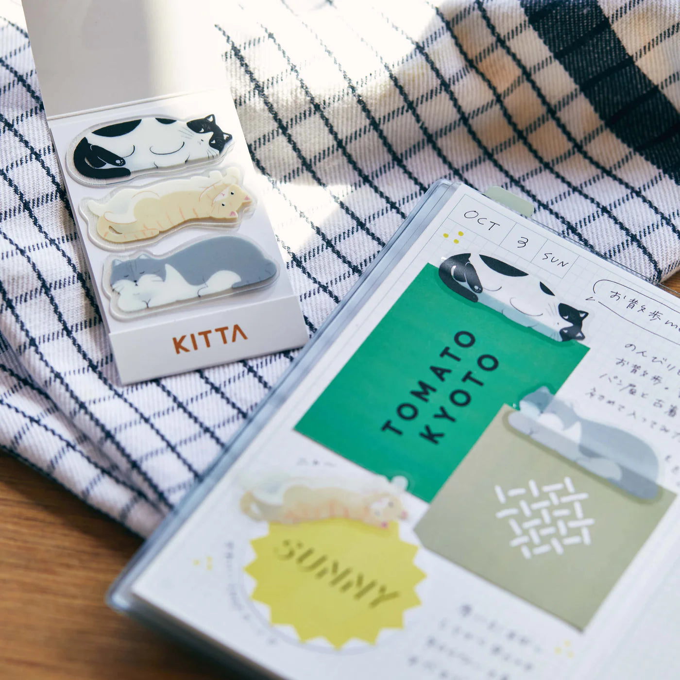 KITTA Clear Seal Washi Tape -KITT016 Cat