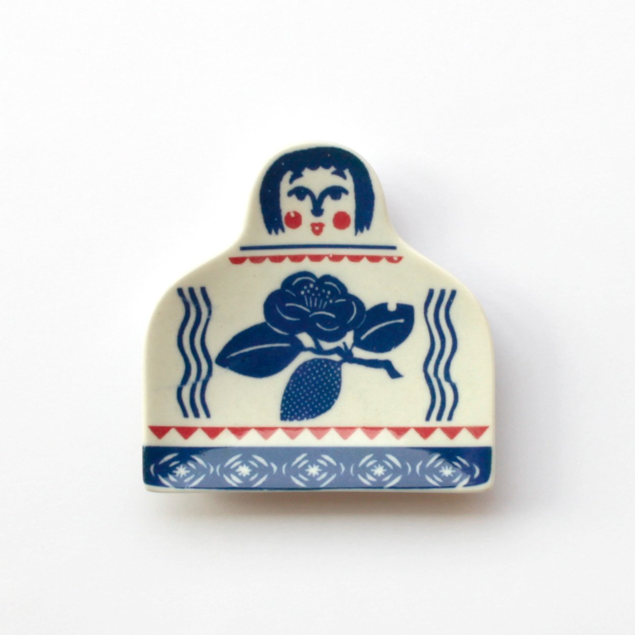 Classiky x Kata Kata : Kokeshi Doll Camelia Dish - Smidapaper Ikigai Shop