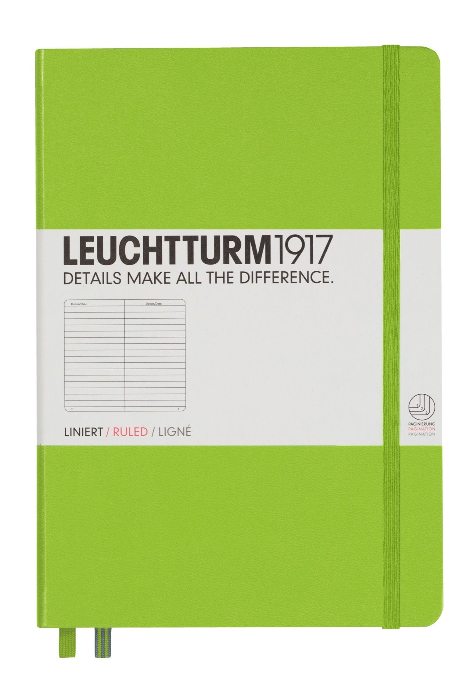 Leuchtturm1917 - A5 Medium Ruled Notebook (multiple colours available) - Smidapaper Ikigai Shop