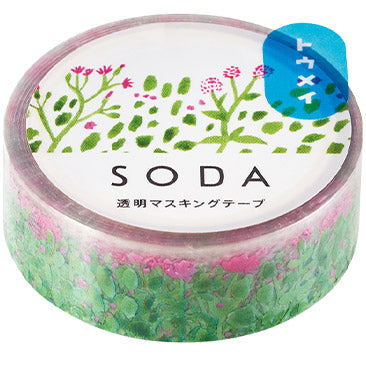 Hitotoki Soda PET Tape-15mm (4 designs, sold separately) - Smidapaper Ikigai Shop