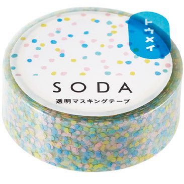 Hitotoki Soda PET Tape-15mm (4 designs, sold separately) - Smidapaper Ikigai Shop