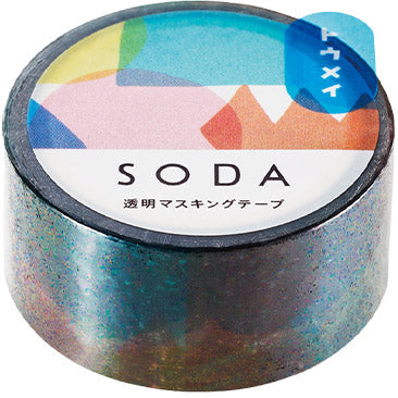 Hitotoki Soda PET Tape-20mm (6 designs, sold separately) - Smidapaper Ikigai Shop