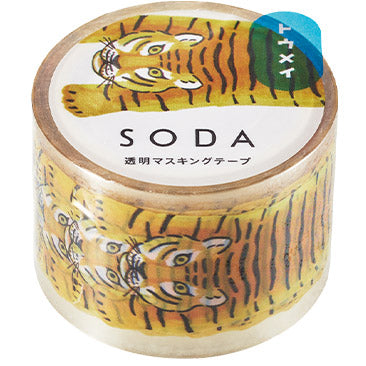 Hitotoki Soda PET Tape-30mm (6 designs, sold separately) - Smidapaper Ikigai Shop