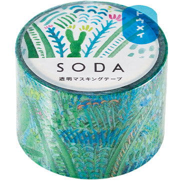 Hitotoki Soda PET Tape-30mm (6 designs, sold separately) - Smidapaper Ikigai Shop