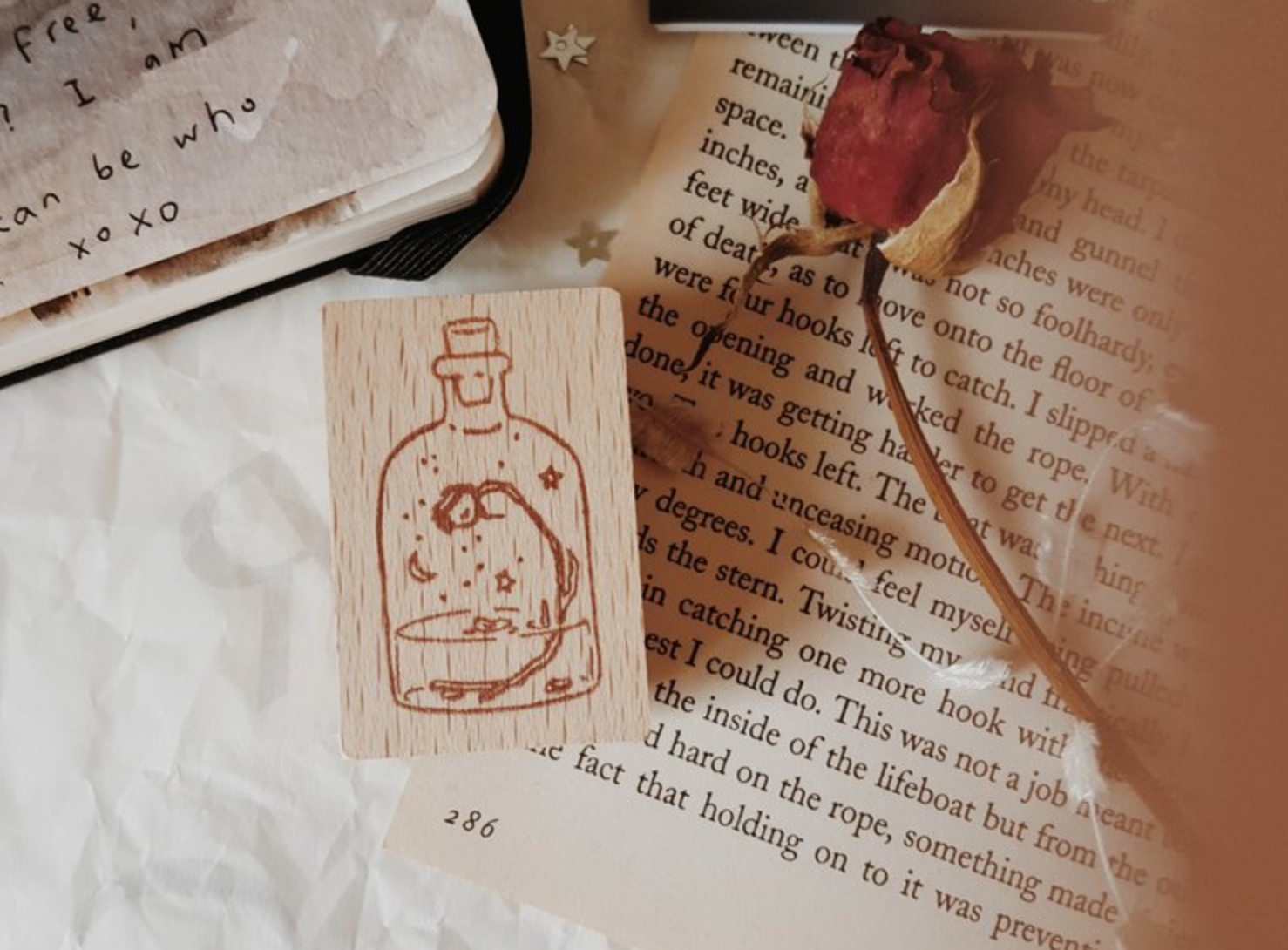 Yeoncharm Magic Bottle Rubber Stamp - Smidapaper Ikigai Shop