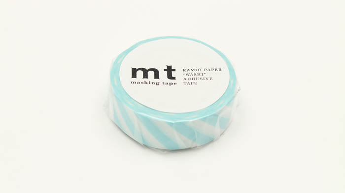 MT Washi Tape - Stripe Mint Blue MT01D373 - Smidapaper Ikigai Shop