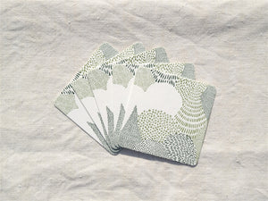 Classiky Letterpress Mori Coaster Set - Smidapaper Ikigai Shop