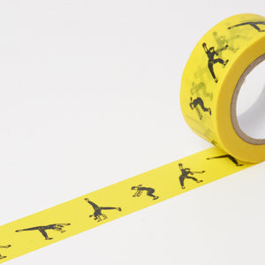 Classiky Side Turn Washi Tape Yellow (20mm x 10m) - Smidapaper Ikigai Shop