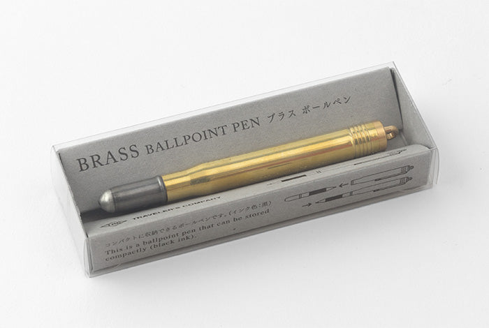 Traveler's Company TN Brass Ballpoint Pen - Smidapaper Ikigai Shop