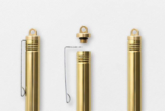 Traveler's Company TN Brass Ballpoint Pen - Smidapaper Ikigai Shop