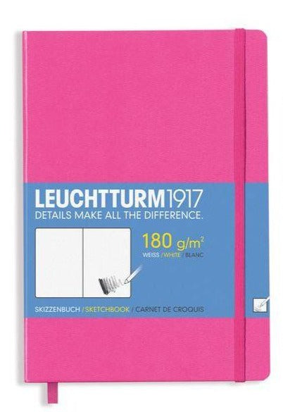 Leuchtturm1917 - A5 Medium Sketchbook Hardcover (multiple colours available) - Smidapaper Ikigai Shop
