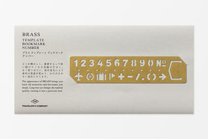 Traveler's Notebook Template Bookmark Number - Smidapaper Ikigai Shop