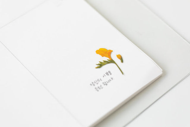 Appree Pressed Stickers- 007 Freesia - Smidapaper Ikigai Shop