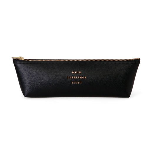 Classic Series Fastener Zipper Pen Case - Black - Smidapaper Ikigai Shop